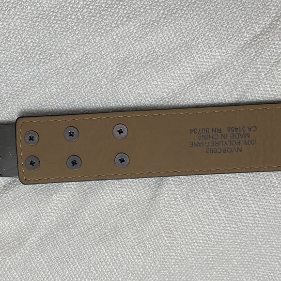 New Adjustable BCBGMaxAzris Black Leather Belt NWT main image 7
